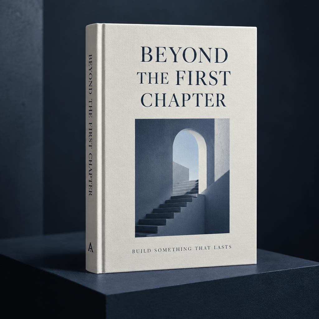 Beyond the First Chapter: illustrative book cover